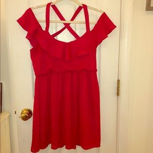 cute red sundress